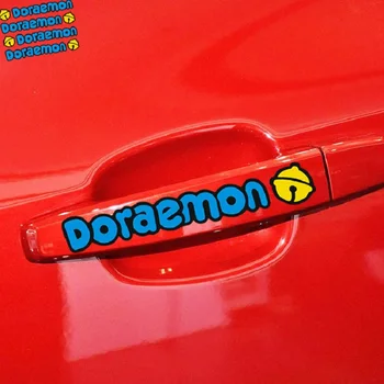 

Car Sticker for Auto Handlebar Car Doorknob Vinyl Decal Graphics Funny Cute Doraemon Cartoon Creative Rearview Mirror Sticker