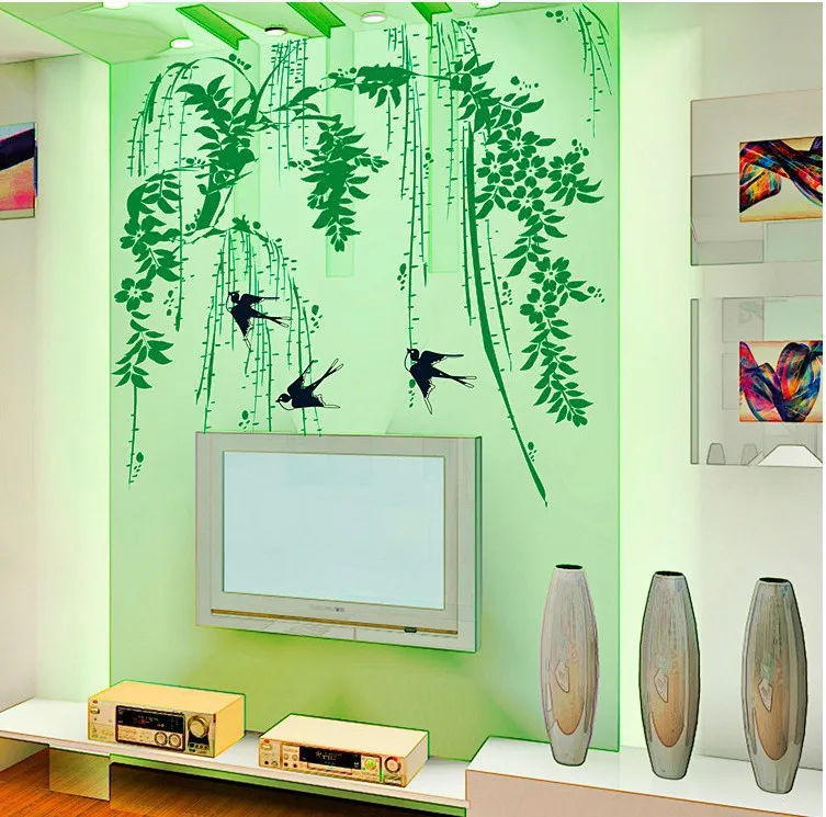 Waterproof Wall Stickers PVC Wallpaper Home Decoration Bedroom Living Room Wall Stickers Tree