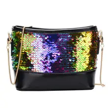 Женская модная сумка-мессенджер для девочек, Женская Блестящая сумка на плечо, Прямая,# F