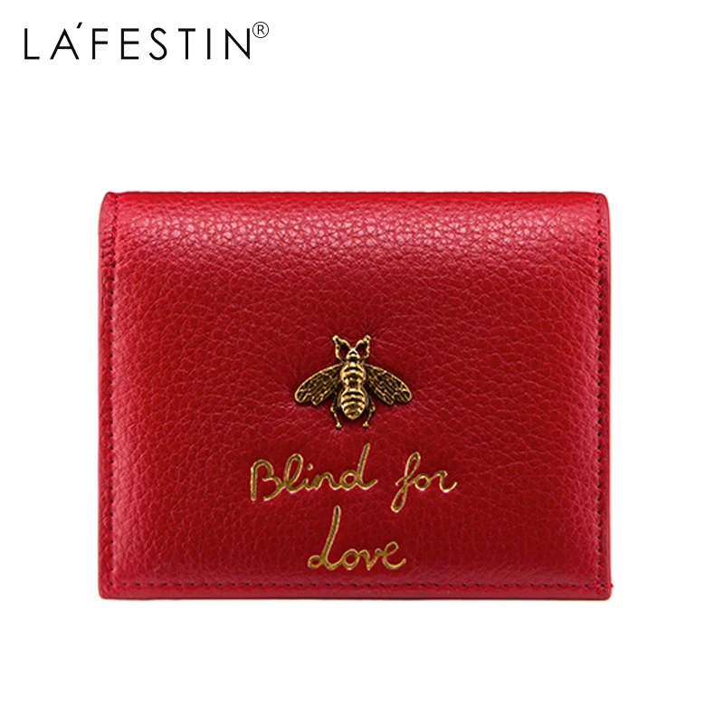 

LAFESTIN Women Wallet Brand High Quality Purse Wallets Designer Genuine Leather Coin Purse Credit Card Holder portefeuille femme