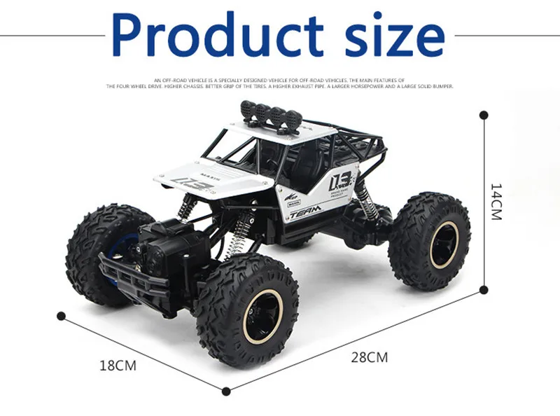 1:16 1:12 Радиоуправляемый автомобиль 4WD 4x4 2,4G Bigfoot с дистанционным управлением Багги внедорожный автомобиль альпинистские грузовики взрослые дети игрушка подарок джипы