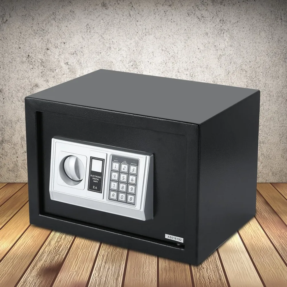 

Home Safe Deposit Box Safety Combination Code Locking Storage Money Cash Coins Treasure Box Property Guard Na-39-EA