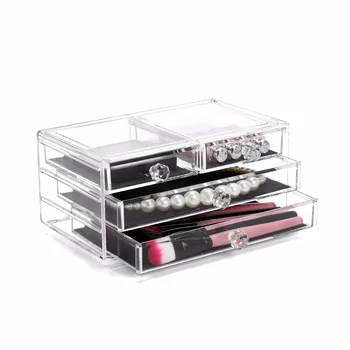 

M Acrylic Cosmetics Box Cosmetic Storage Drawer Multi-functional Storage Box Safe Acrylic Storage Box Cosmetic Organizer C173
