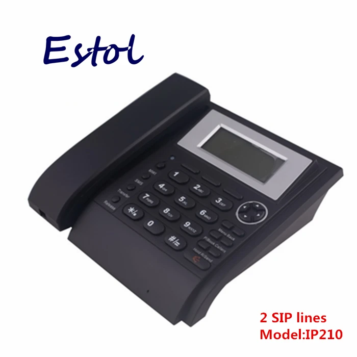 Акция: 2 Sip линии VoIP Ip-телефон IAX2 счет Asterisk elastix совместимы Lan SIP Настольного