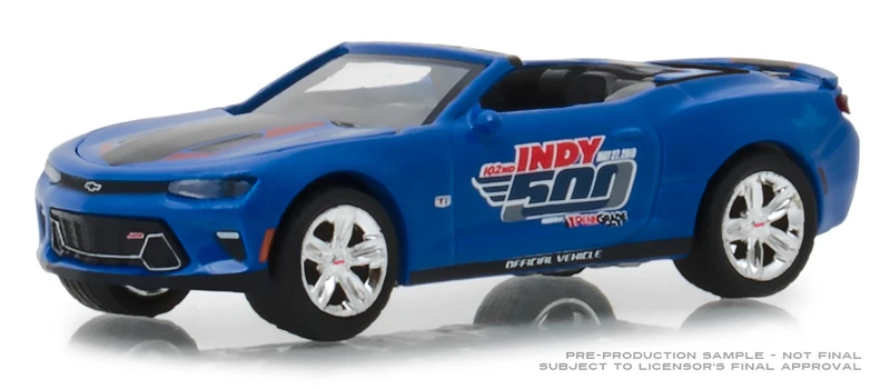 Игрушечный автомобиль Chevro let Camaro 2018 с зеленсветильник 1:64 500 игрушечный из сплава