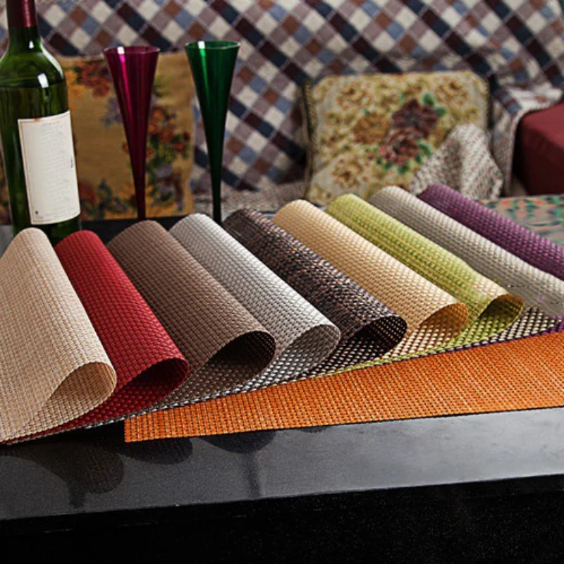 

Place Mats Heat Insulation Placemats Washable Coffee Mats Heat Resistant Kitchen Tablemats For Dining Table