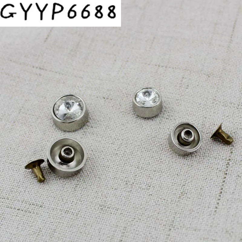 200 шт 9 мм 11 DIY аксессуары для обуви пластиковые микс металлические гвозди круглые