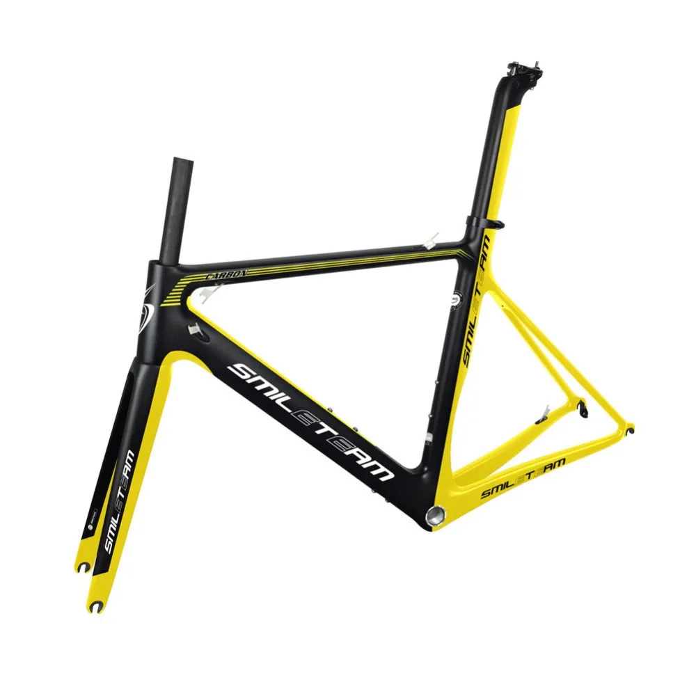 Best Smileteam 2019 New Model Super Light Full Carbon Road Bike Frame Carbon Racing Road Bicycle Frameset With Wheelset 10