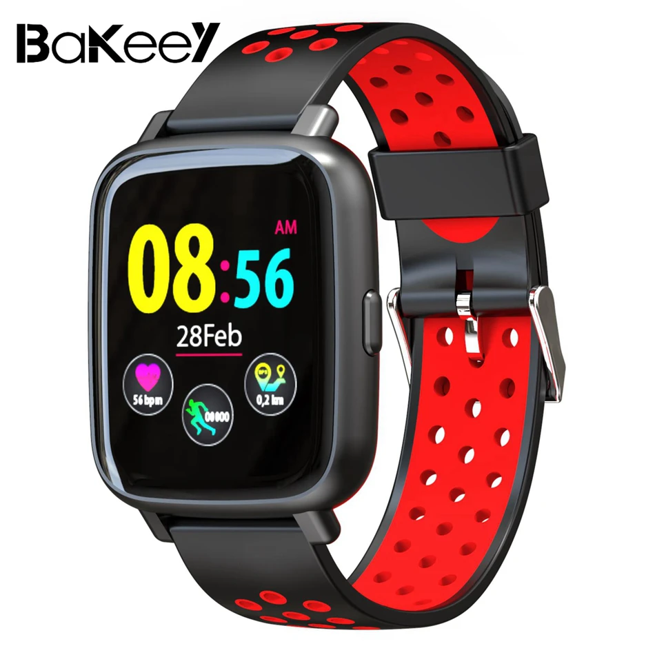 

Bakeey SN12 Smart Watch Color Screen Blood Pressure Oxygen Heart Rate Monitor IP68 Waterproof Sport Smartwatch Men Women