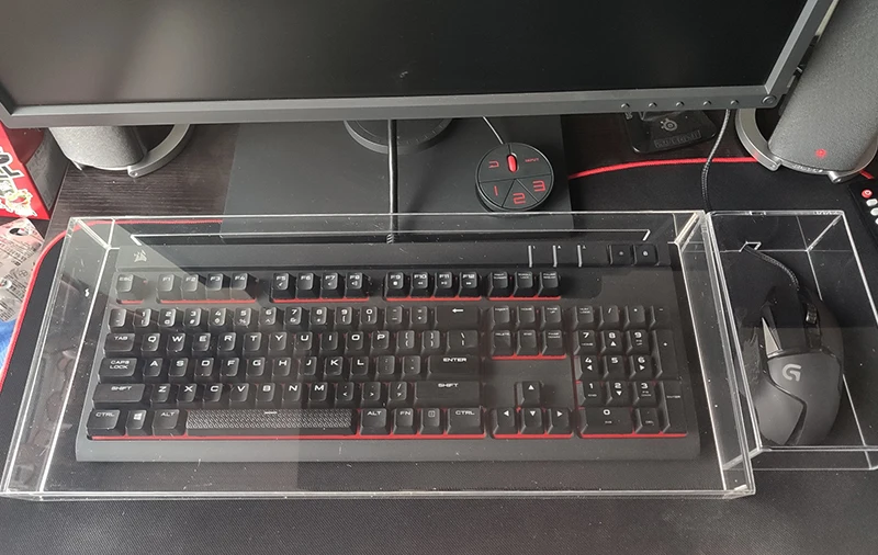 Прозрачный ариловый пылезащитный чехол для механической клавиатуры Corsair K70 RGB filco IKBC Cherry MX 8,0 клавиатура G903 G603