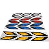 6Pcs/Set Carbon fiber Car Sticker Truck Auto Motor Car Reflective Strips Anti-Scratch Safety Warning Sticker Car Accessories ► Photo 3/6