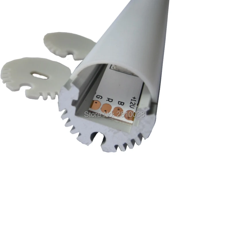 

10 X 1M Sets/Lot Round type Anodized LED strip led profile AL6063 extruded aluminum profile led strip for pendant lights