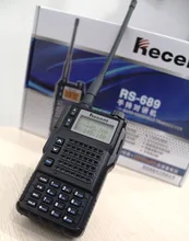New RS689 twin tri band UHF VHF ham radio hf transceivercomunicador 10 Watt transportable cellular walkie talkie 10km twin standby