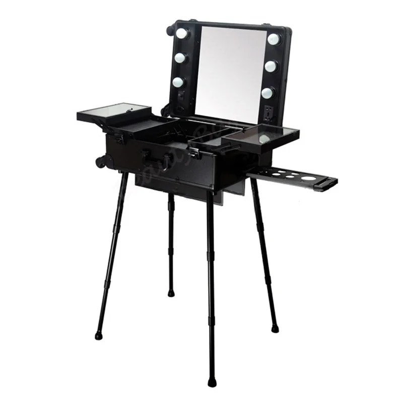 lighted travel makeup case