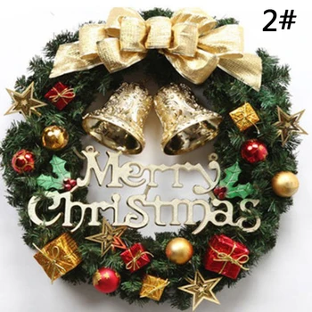 

Christmas Tree Wreath Door Hanging Garland Window Wall Ornament Xmas Party Decor