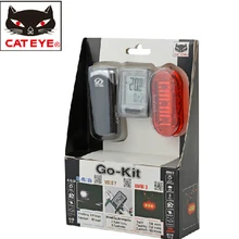 CATEYE Bike Light Led Taillight Headlight With Wired Cyclocomputer 3 Sets Cycling Cycle Bicycle Digital Computer Odometer New