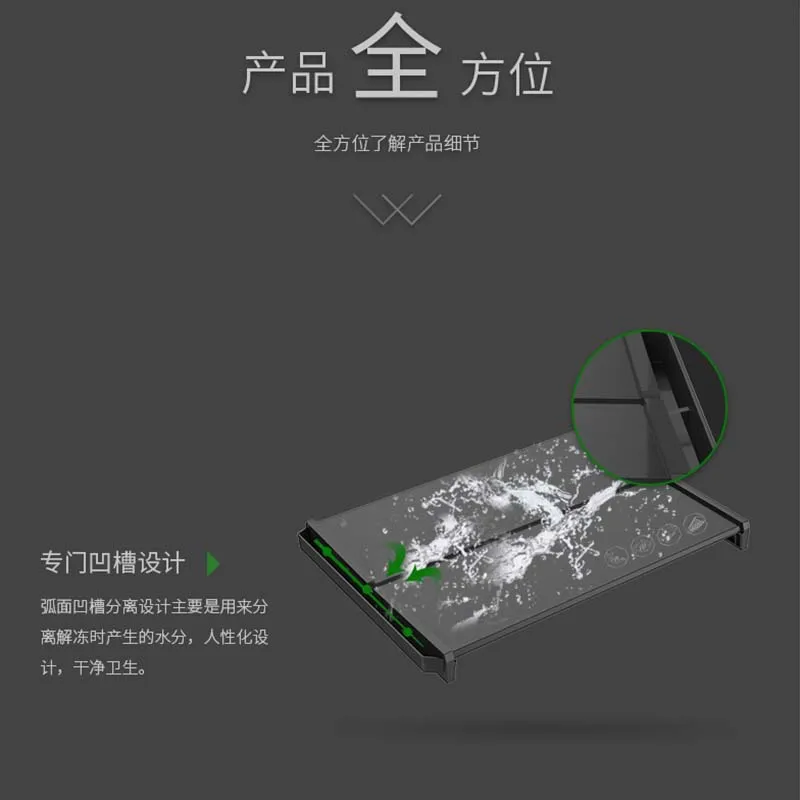 Plate Defrosting Tray,without Heating Natural Thawing Frozen Meat or Fish Quickly,Time-saving,Safely,Healthy,Keep Food Fresh a Plate Defrosting Tray,without Heating Natural Thawing Frozen Meat or Fish Quickly,Time-saving,Safely,Healthy,Keep Food Fresh a
