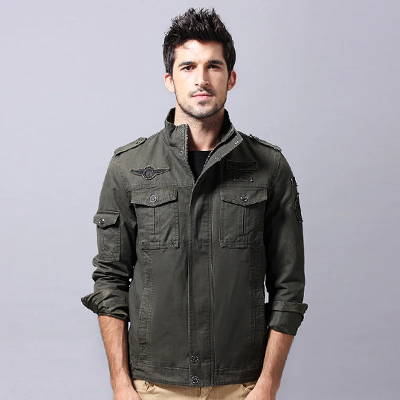 Tactical Jackets Mens Streetwear Military Designer 6XL Man's Jackets and Coats Safari Designer European and American Style A622