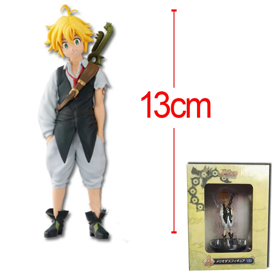 

The Seven Deadly Sins Dragon's Sin of Wrath Meliodas Serpent's Sin of Envy Fox's Sin of Greed PVC Action Figure Model Brinquedos