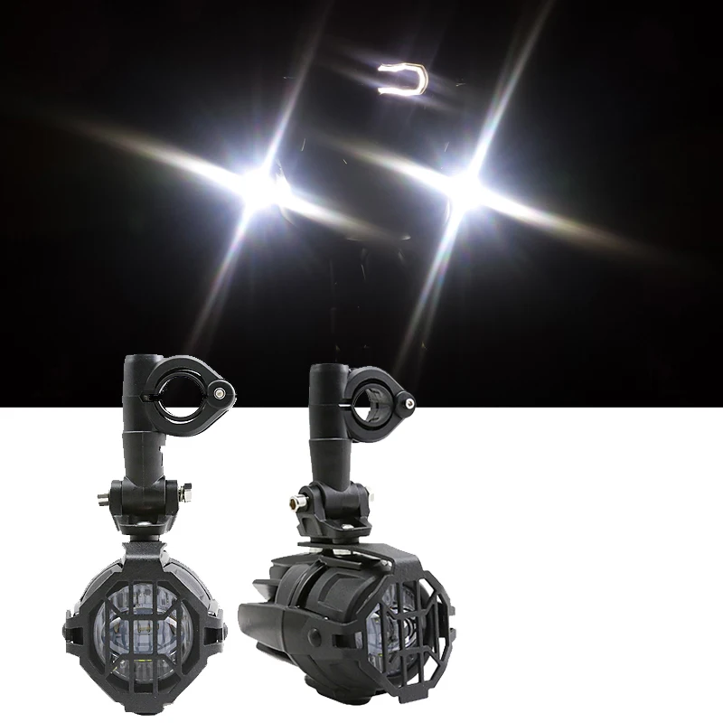 2 шт. универсальный LED вождения мотоцикла туман пятно света Spotlight фара для Ducati Honda Для BMW Kawasaki Yamaha Suzuki