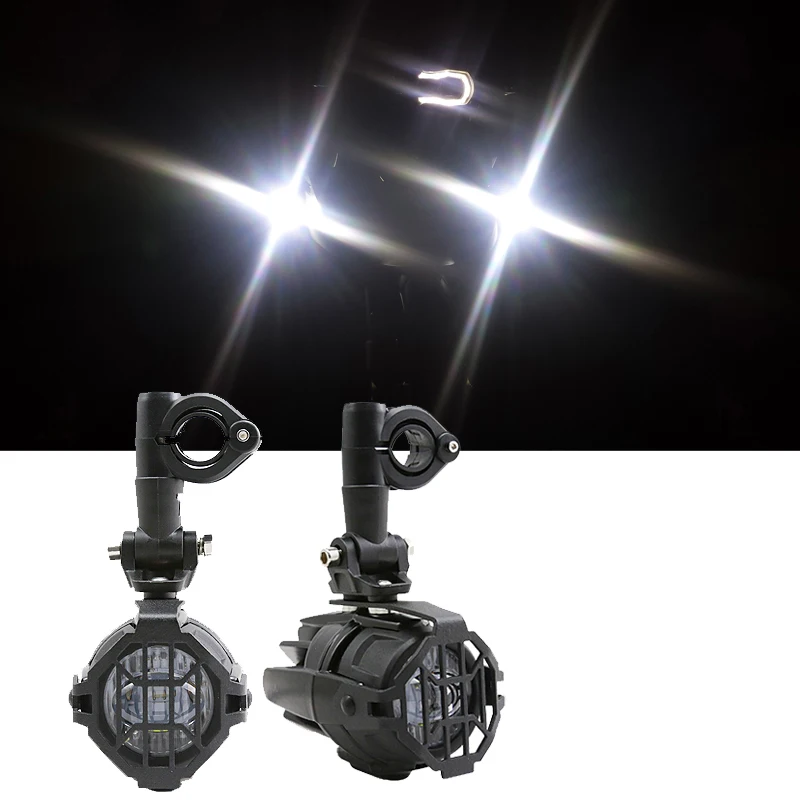  2Pcs Universal Motorcycle LED Driving Fog Spot Light spotlight headlight For Ducati Honda for BMW K - 32796476076