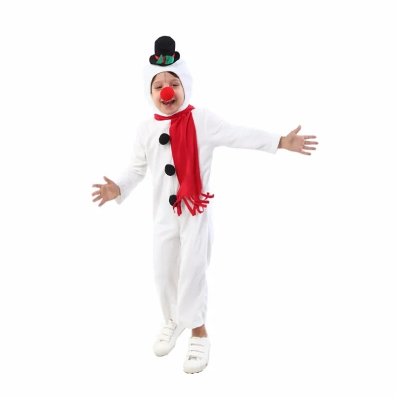 Костюмы на Хэллоуин для детей костюм снеговика Модный на заказ костюм снеговика необычный праздничный наряд костюм