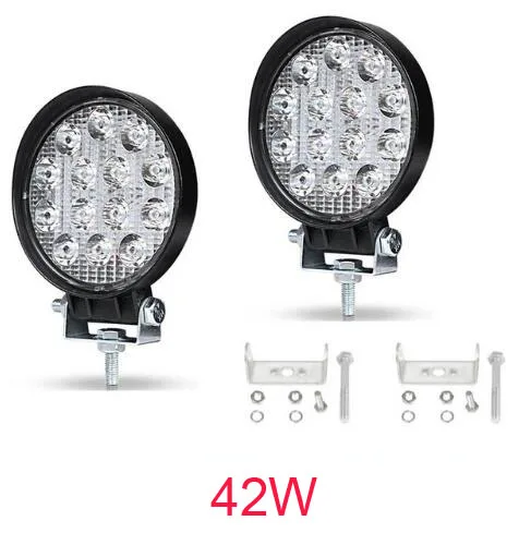 6/" Roung Fog Spot Lamps for Mitsubishi ASX Lights Main Beam Extra