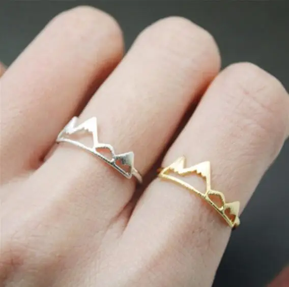One Piece Adjustable Ring Open Mountain Finger Rings for Women Climber Travelling Birthday Gift | Украшения и аксессуары