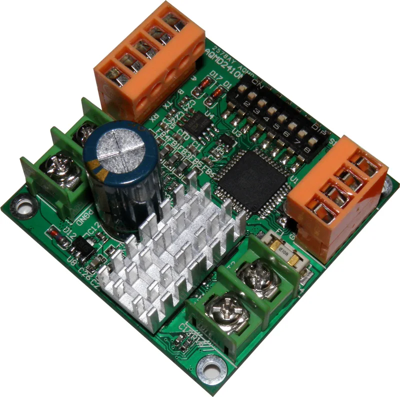 

12/24V180W high power DC motor professional speed controller / drive plate positive reverse current PID control
