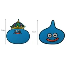 The Slime and King Smile Dragon Quest видеоигра Вышитая эмблема металлическая аппликация патч Хэллоуин Косплей Костюм