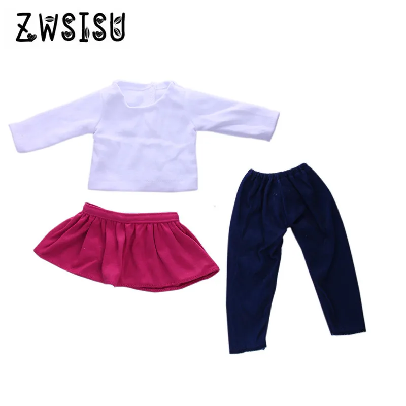 

The 2018 new style dress suit for 18 inch American Doll Fits 18" American dolls and 43cm zpaf baby doll's accessories