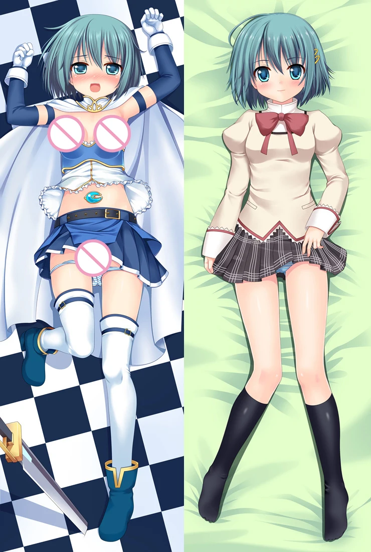 Наволочка с аниме Puella Magi Madoka Magica сексуальная девушка Miki Sayaka & Sakura Kyouko Dakimakura