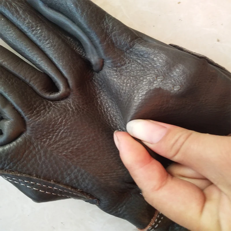 1 пара анти-ножевых толстых кожаных перчаток, водонепроницаемые рабочие длинные перчатки из воловьей кожи, защитные износостойкие перчатки для садоводства