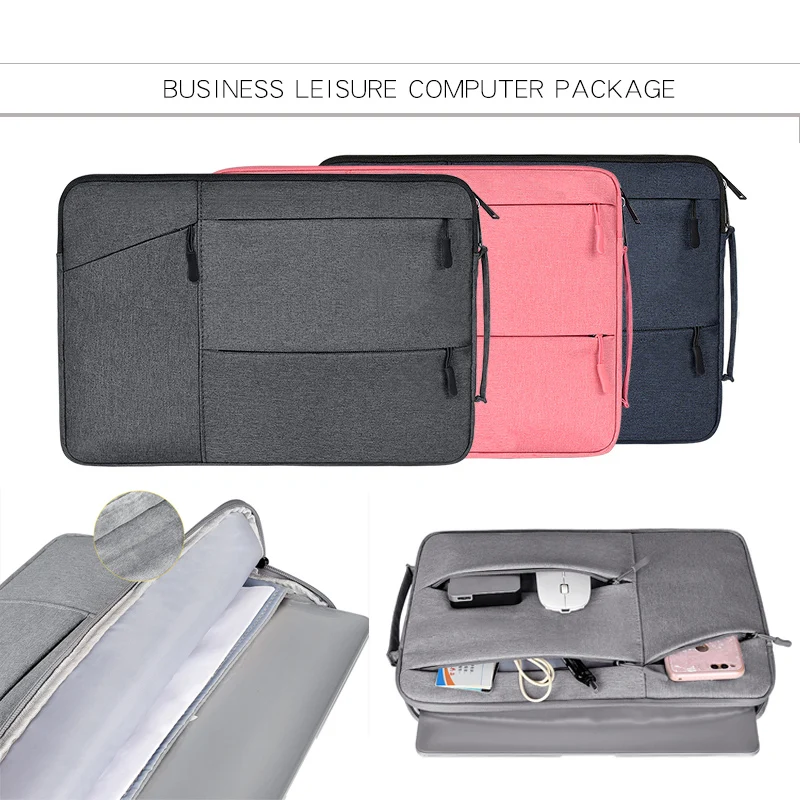 

Men Laptop Bag Laptop Sleeve Case for mac macbook air pro 13.3 14 15 15.6 11 inch Notebook Bag for xiaomi