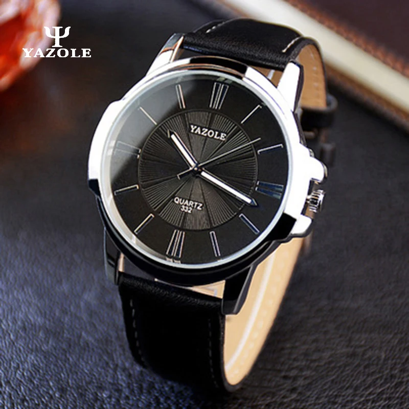 

Relogio Masculino YAZOLE Business Mens Watches Top Brand Luxury Famous Male Clock men Wrist Watch Quartz Watch erkek kol saati B
