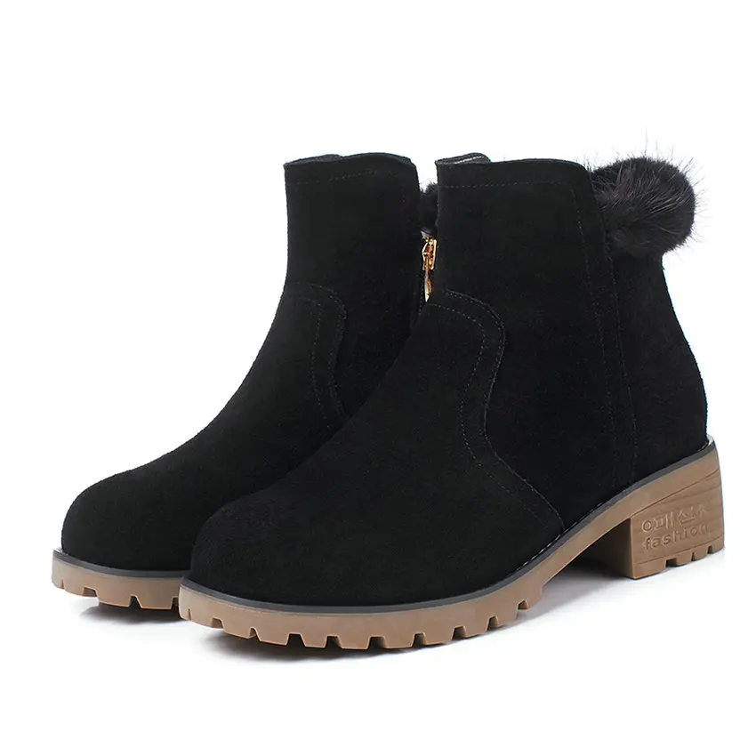 34 Prägnant Platz Motorrad Schuhe Stiefel Vinlle Damen 2018 Frauen Winter Schwarzes 40 Med Größe Stiefeletten Ferse x0HwYOqBw