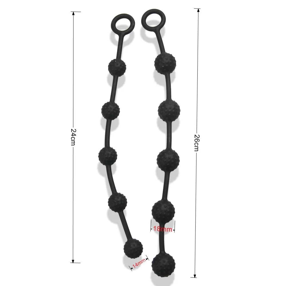 h074Beads Chain butt plug backyard Pull Ring  (30)