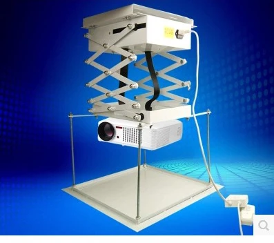 

1M Projector bracket/ceiling mount/lift Ultra-thin gauge projector hanger motorized electric lift scissors with remote