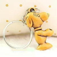 

Yb23 imitation mahogany retro cute dog keychain