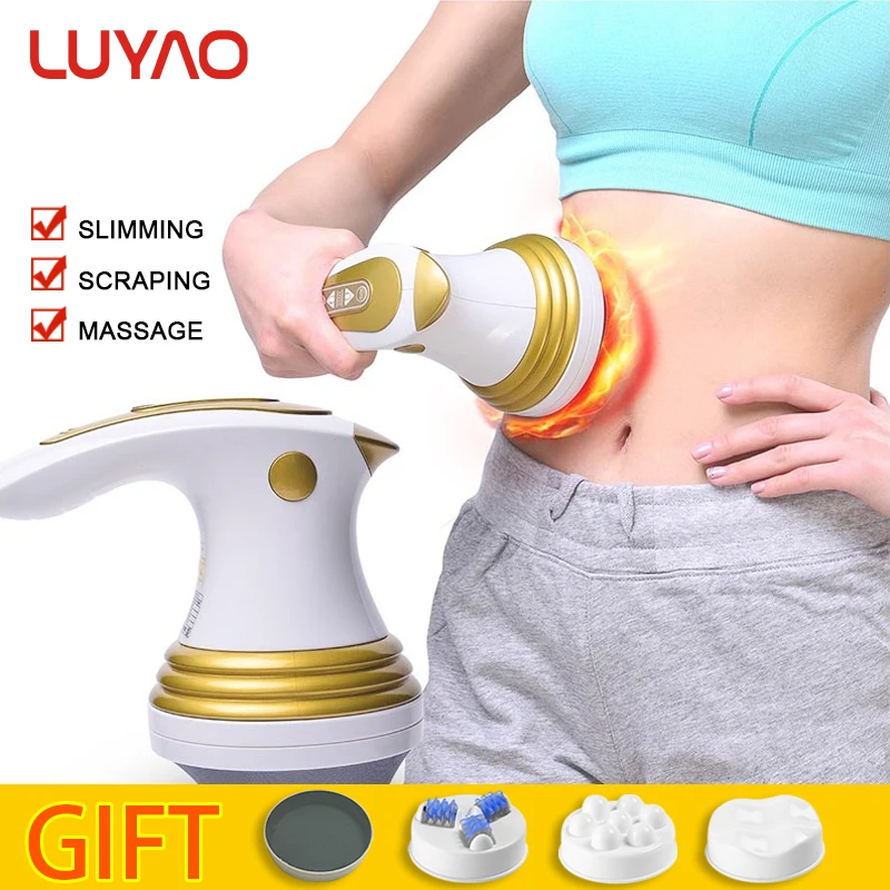 LUYAO 3 In 1 Electric Slimming Shaper Roller Massager Anti Cellulite