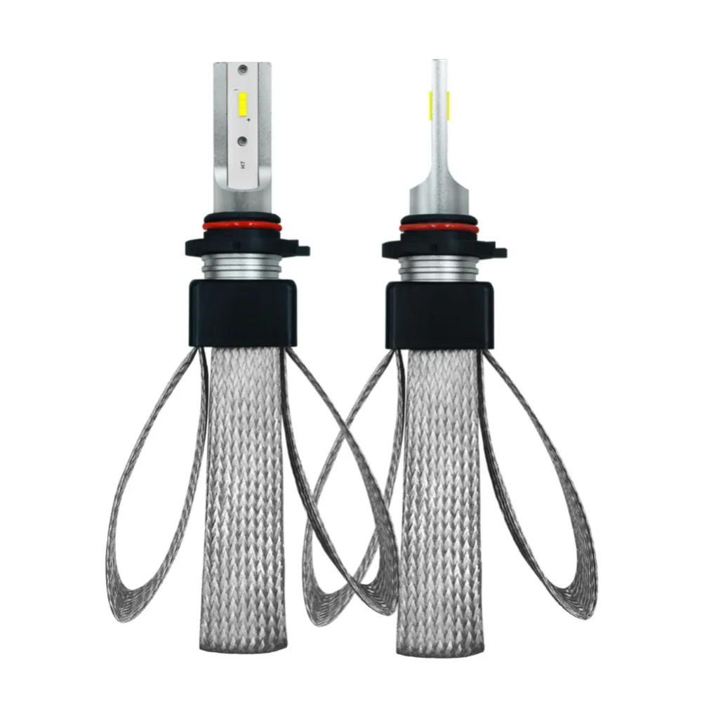 2x h4 9005 9006 h1 h7 h11 csp car led headlight bulbs kit 200w 80000lm 