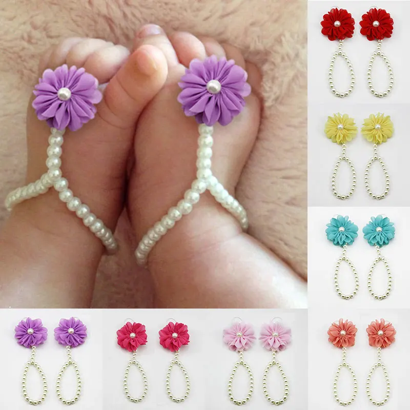 Buy 1 Pair Infant Baby Kid Girls Flower Anklets