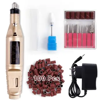 

Electric Manicure Set Nail Drill Bits Milling Machine Ceramic Cutter Pedicure Cutters Gel Polish Remover Nail Art Files Tools