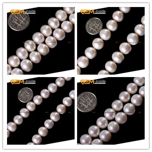 White Round Pearl Beads Fashion Jewelry Beads For ...