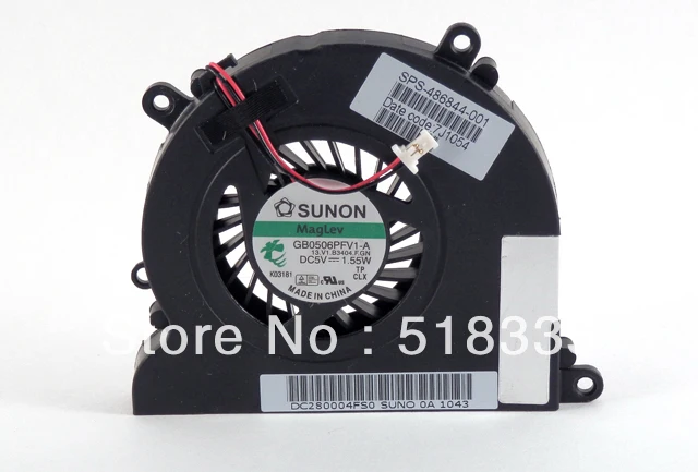 SUNON maglev GB0506PFV1-A для HP Pavilion 486844 001 аккумулятор большой емкости 5 V охлаждающий вентилятор