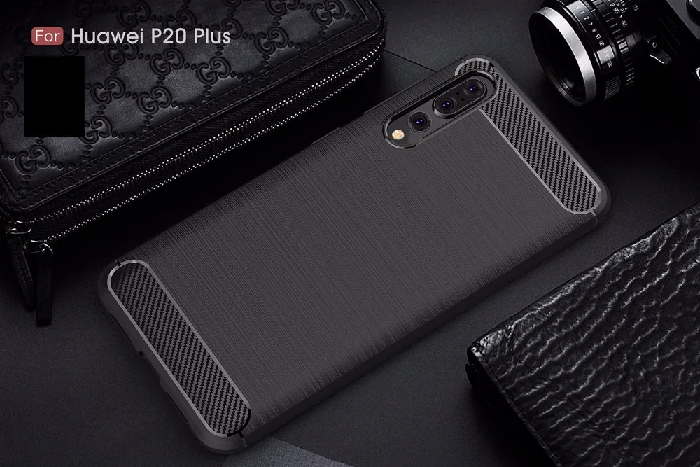 New Case For Huawei P20 Mobile Shell Silicone Drop Carbon Fiber TPU Soft Case For P10lite Youth Edition P10 P20pro Cover         (5)_