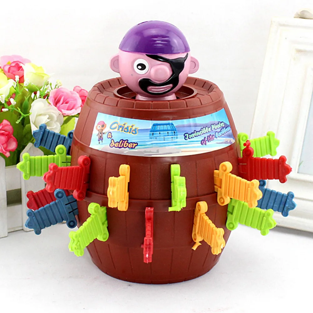 

Novelty Toy Tricky Pirate Barrel Game for Kids and adults Lucky Stab Pop Up Game Toys Intellectual Game For Kids