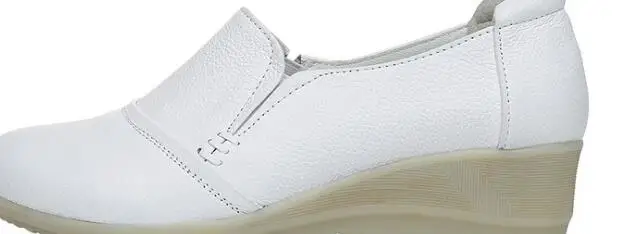 

Hot sale White round head non-slip shallow mouth white shoes A155(1)-A155(7)