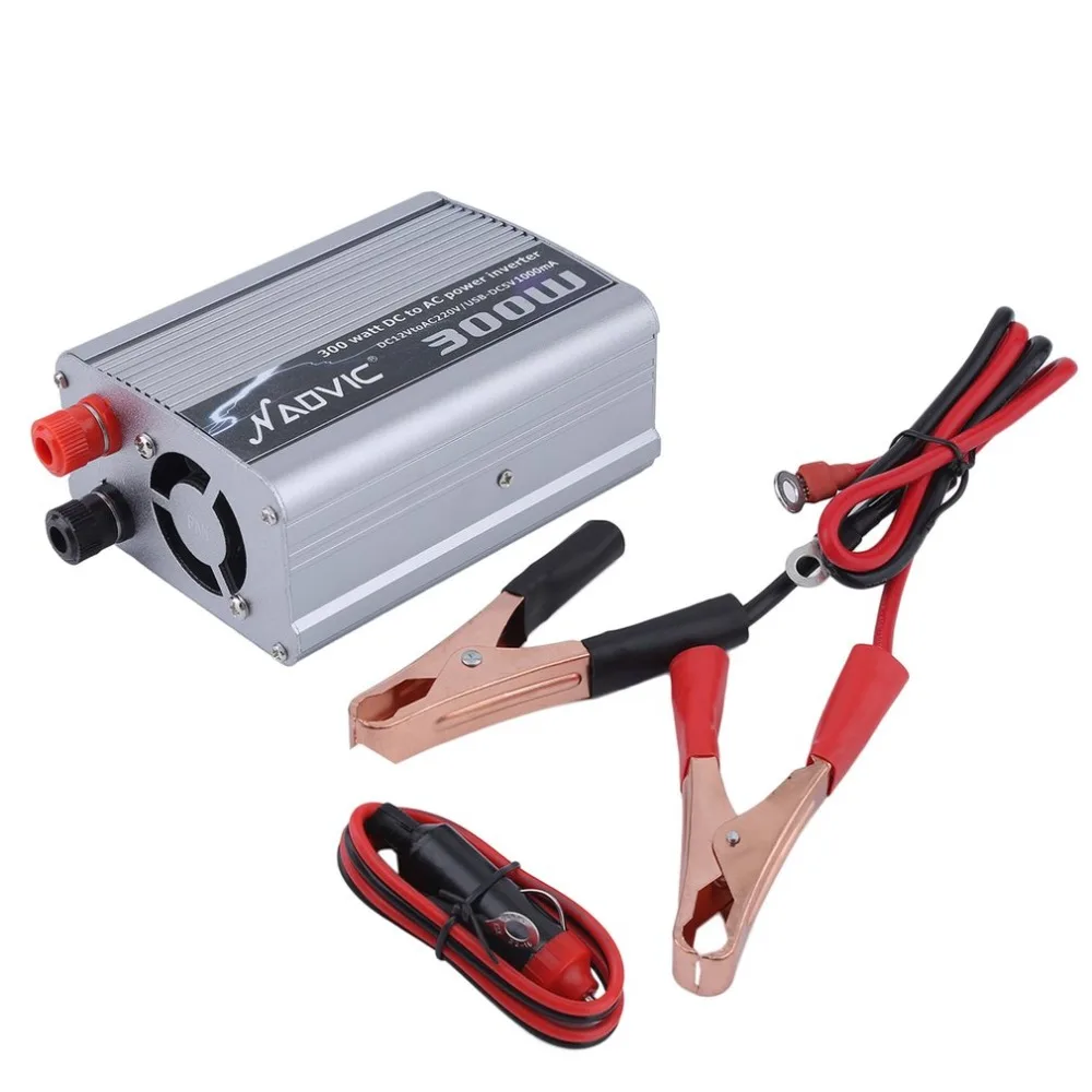 

300W 12V To 230V Inverter Voltage Transformer Auto Car Vehicle Modified Sine Wave Converter Power Inverter EU Plug