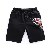 Летние мужские шорты для бега спорт Бег Свободные шорты быстросохнущая Мужская для спортзала Для мужчин шорты хлопок Короткие штаны Большой Размеры 6XL